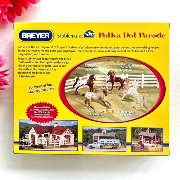 NEW Breyer Stablemates Polka Dot Parade Horse Figures Collectible Toy Set # 5979 - Picture 10 of 15